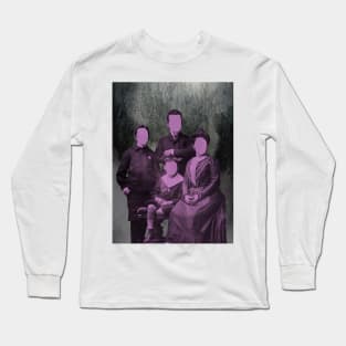 Push Down The Line - Surreal/Collage Art Long Sleeve T-Shirt